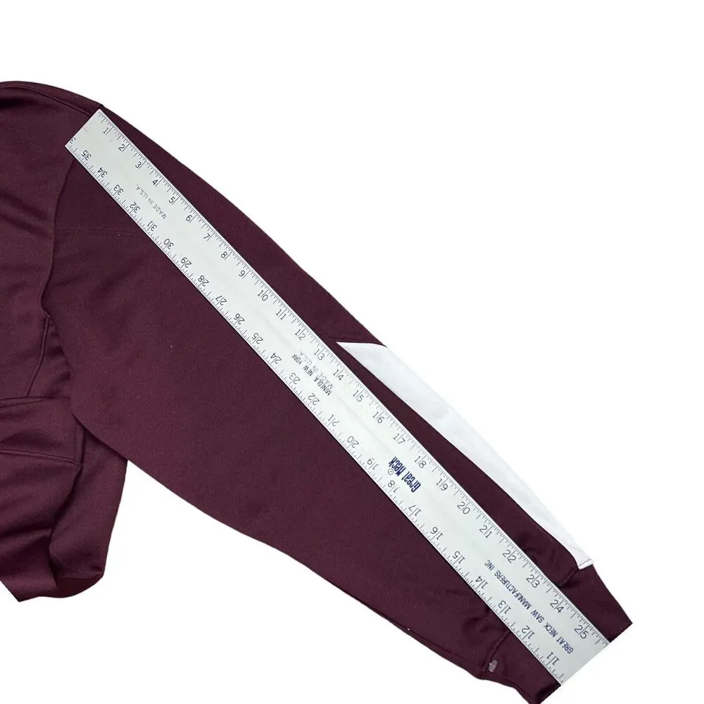 Champion Jacket Men’s‎ 2XL Burgundy Track Logo C Full Zip Athletic Performance